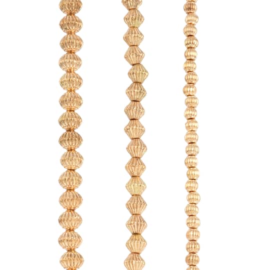 Gold Mixed Metal Bead Value Pack by Bead Landing&#x2122;
